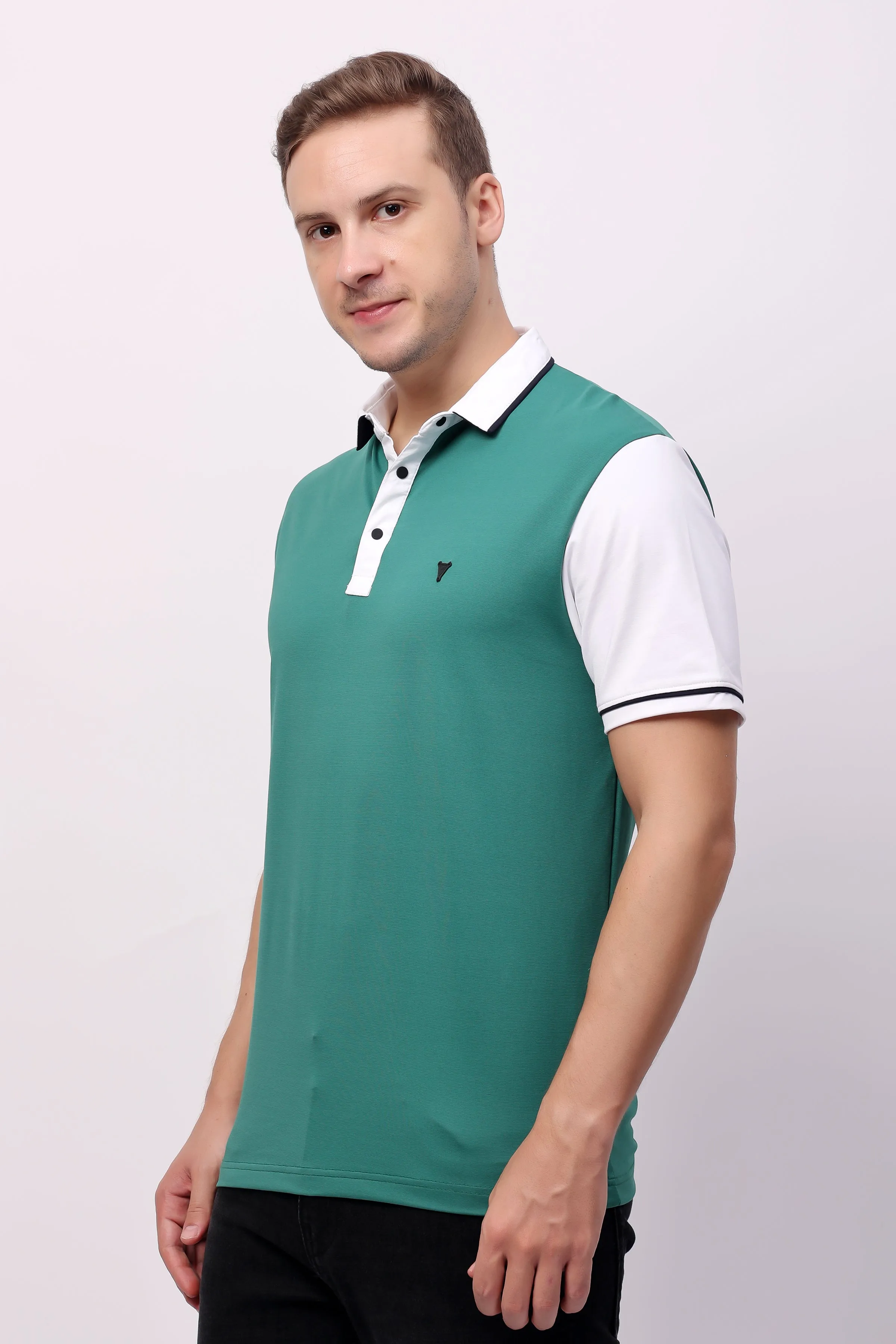 STYLOX SOLID POLO T-SHIRT FOR MEN