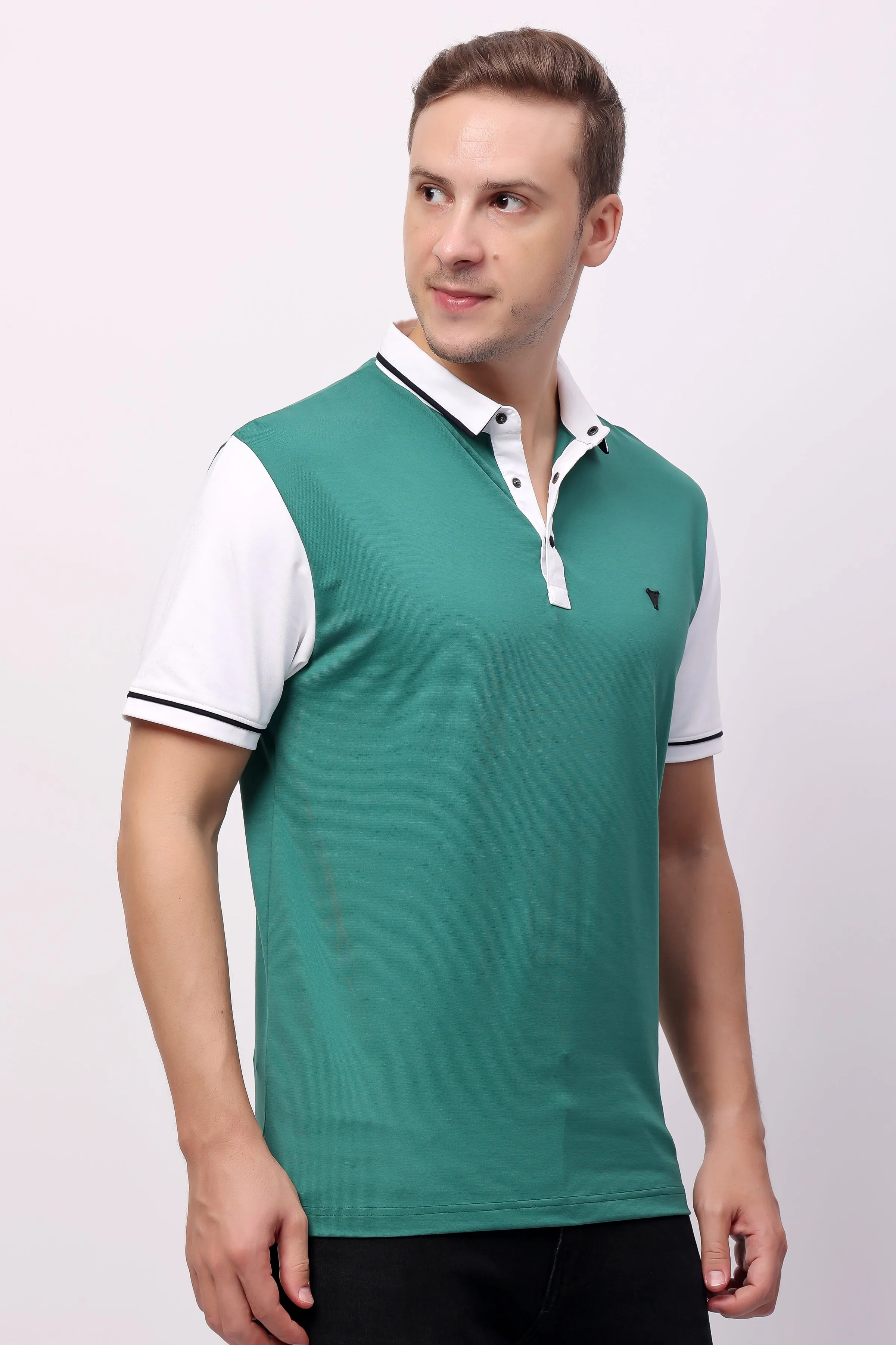 STYLOX SOLID POLO T-SHIRT FOR MEN