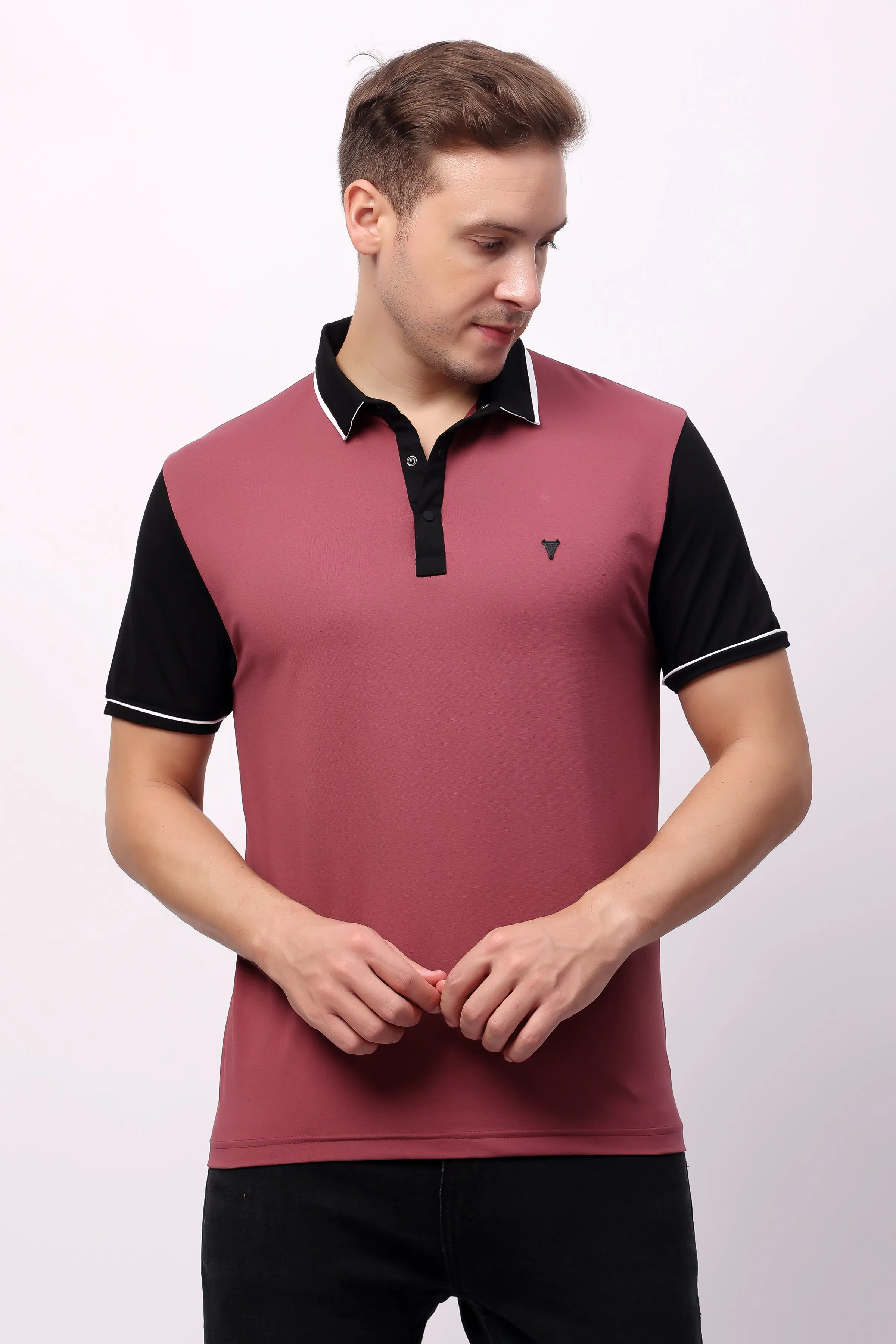 STYLOX SOLID POLO T-SHIRT FOR MEN