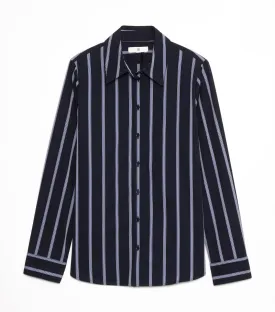 The Perfect Shirt Dark Blue Stripe