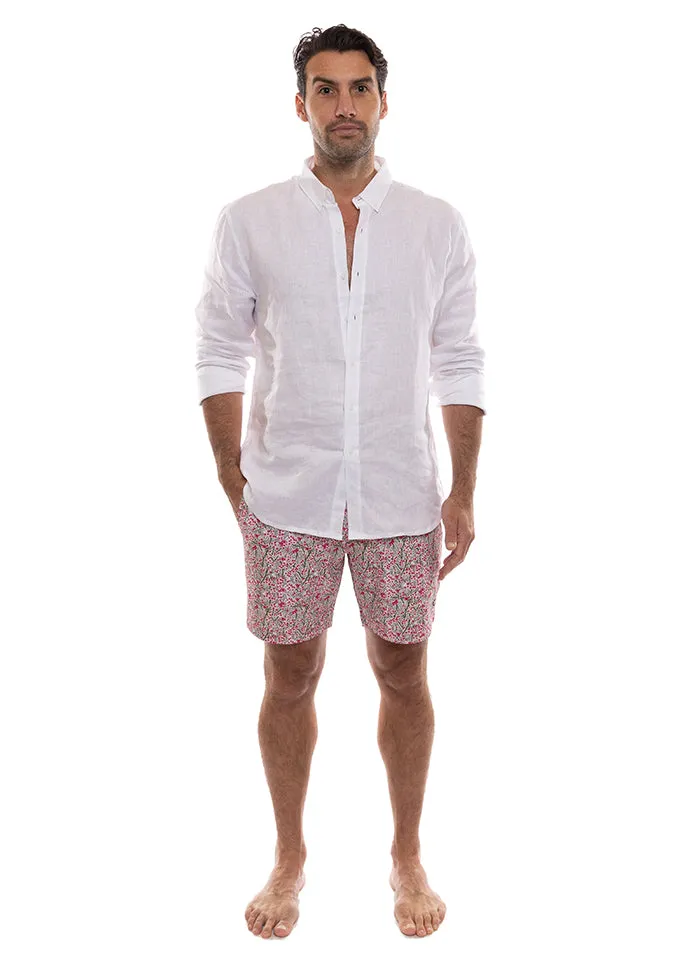 The Rocks Push - Tama Wattle Board Shorts - Pink