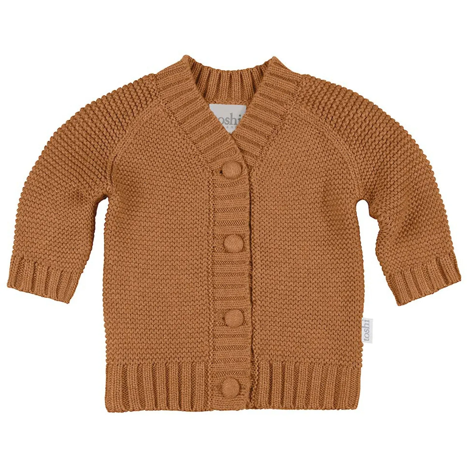 Toshi Organic Cotton Cardigan Andy Pecan