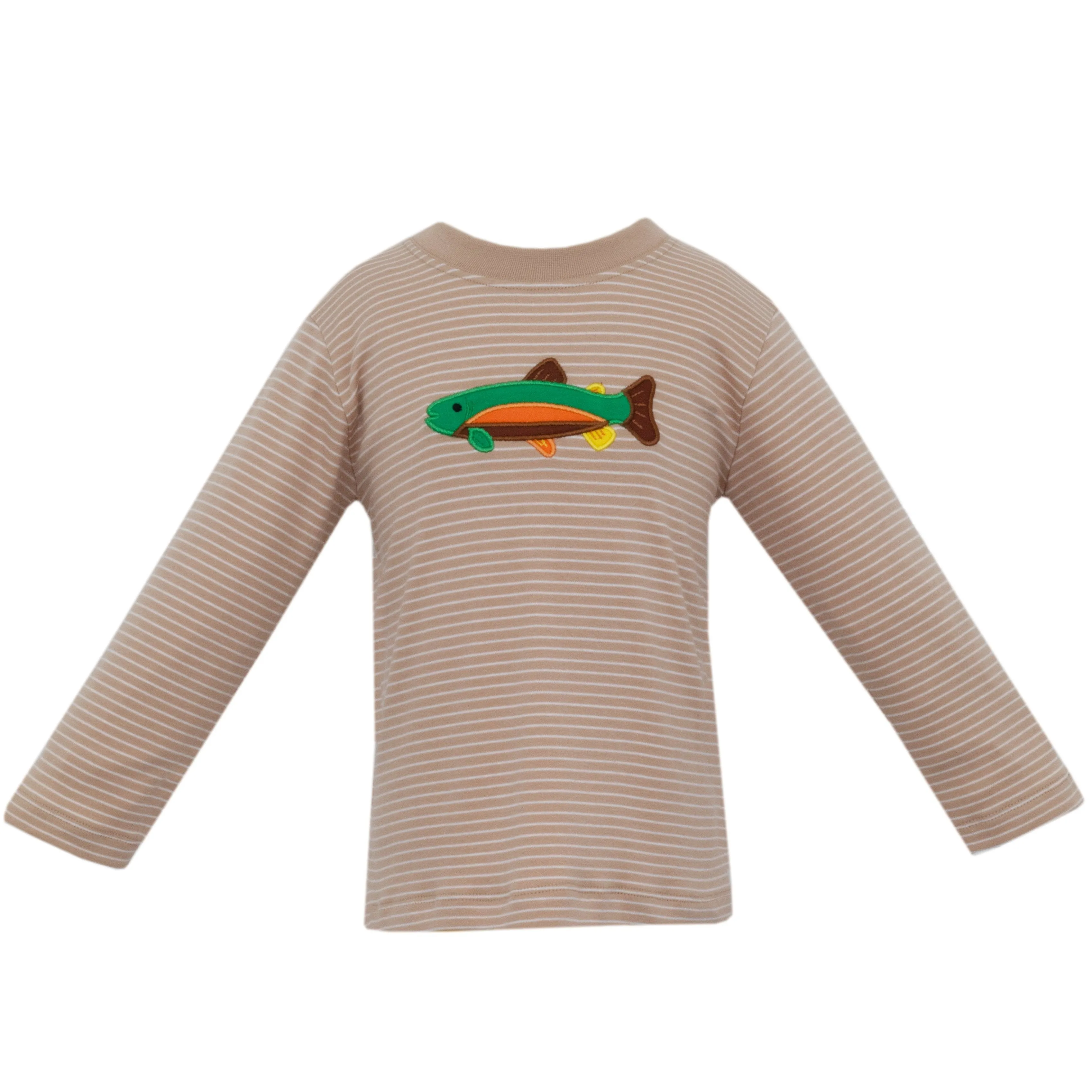 Trout Knit T-Shirt- Khaki