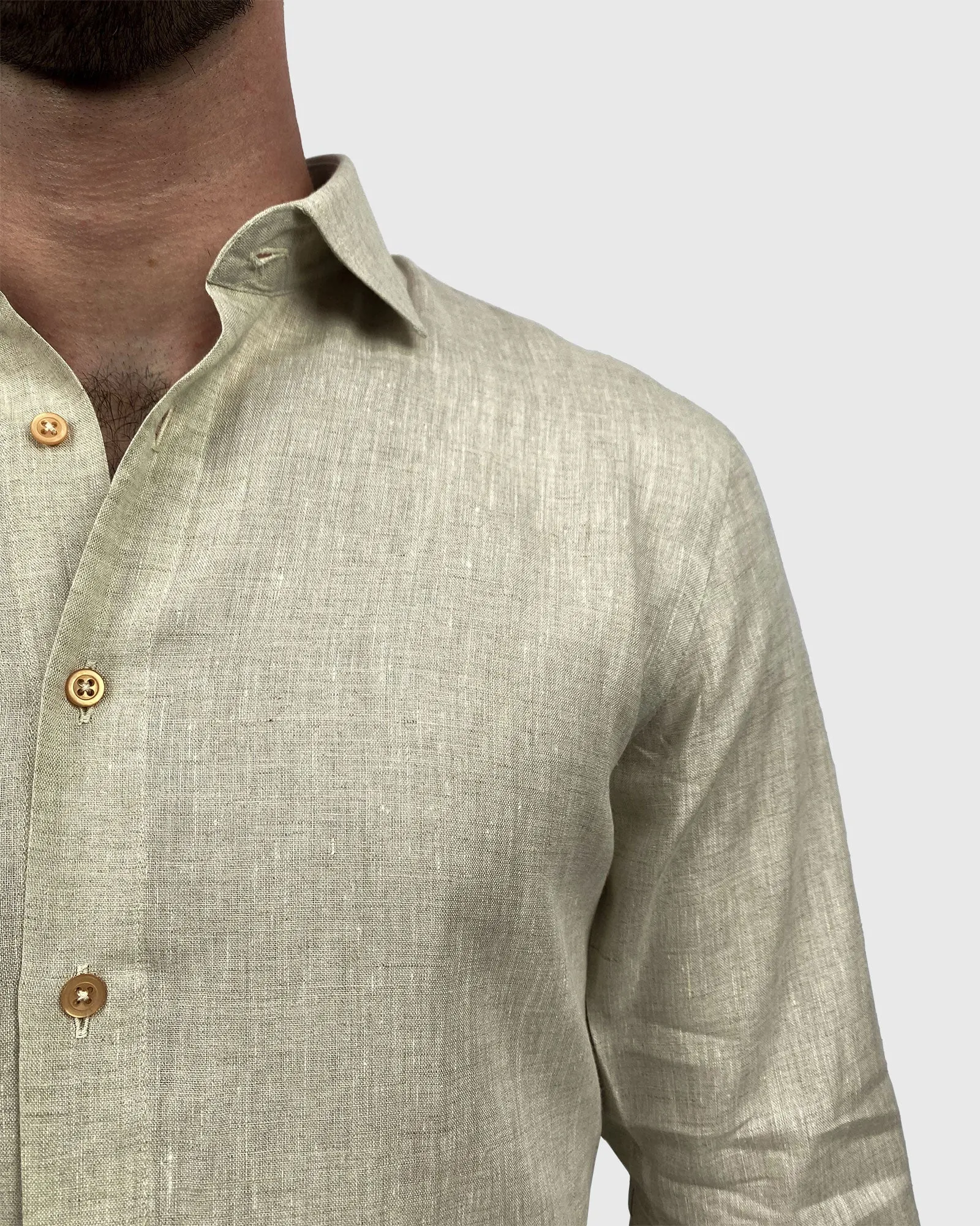 VINCENT & FRANKS S19WS51917 NATURAL SLIM SC SHIRT