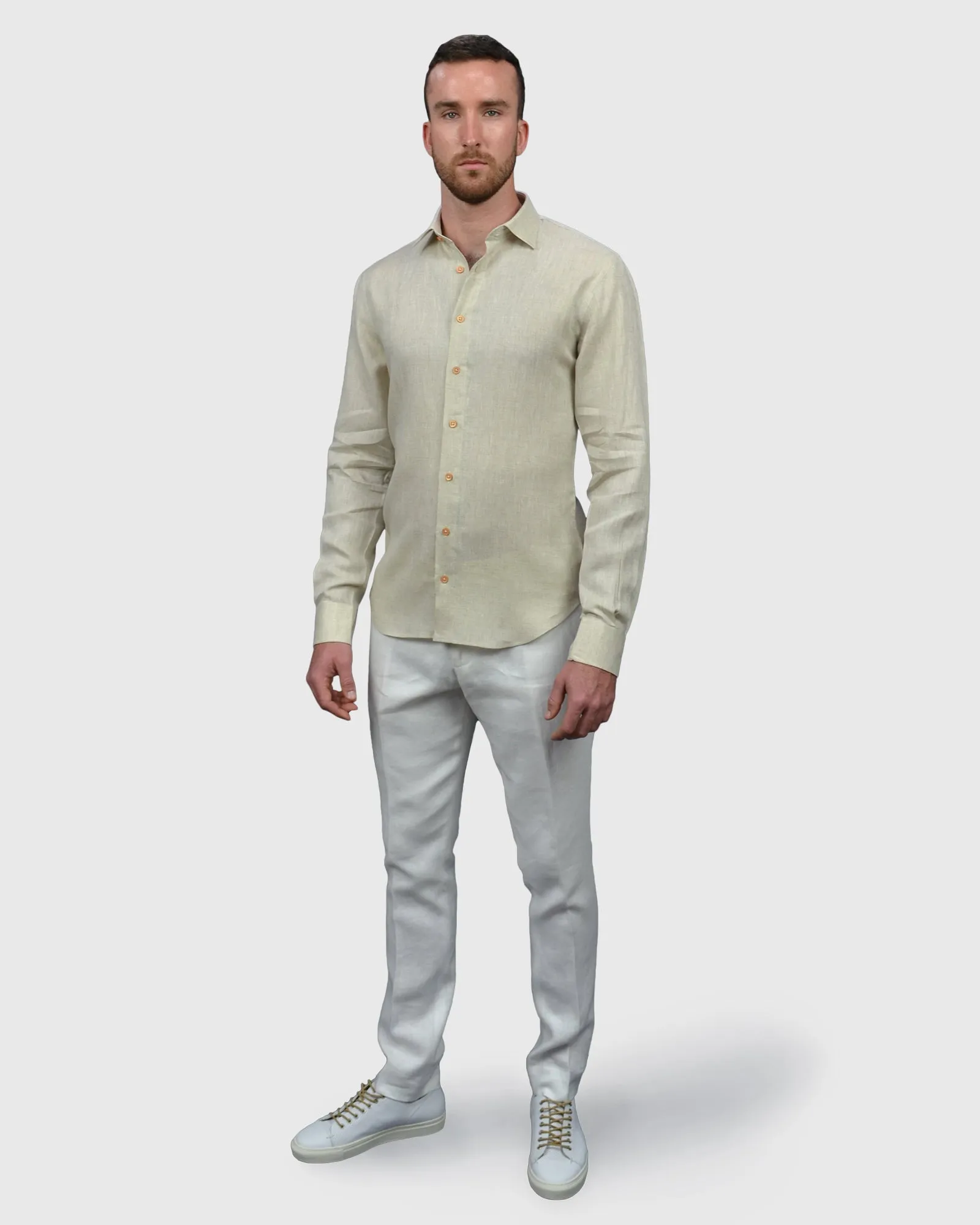 VINCENT & FRANKS S19WS51917 NATURAL SLIM SC SHIRT