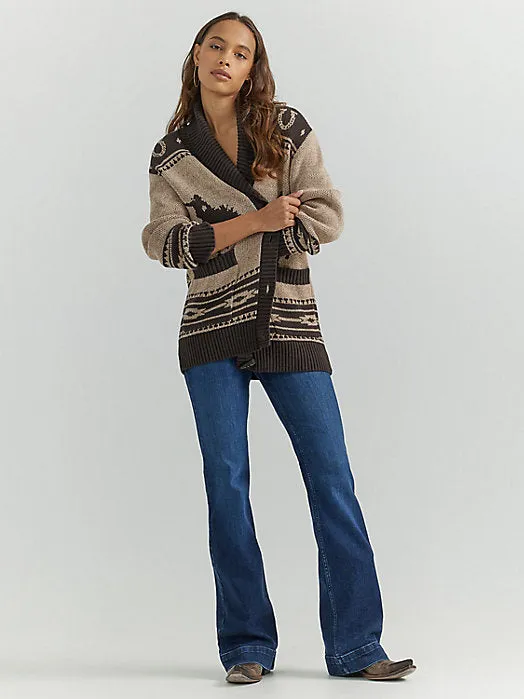 Wrangler Espresso Desert Cardigan